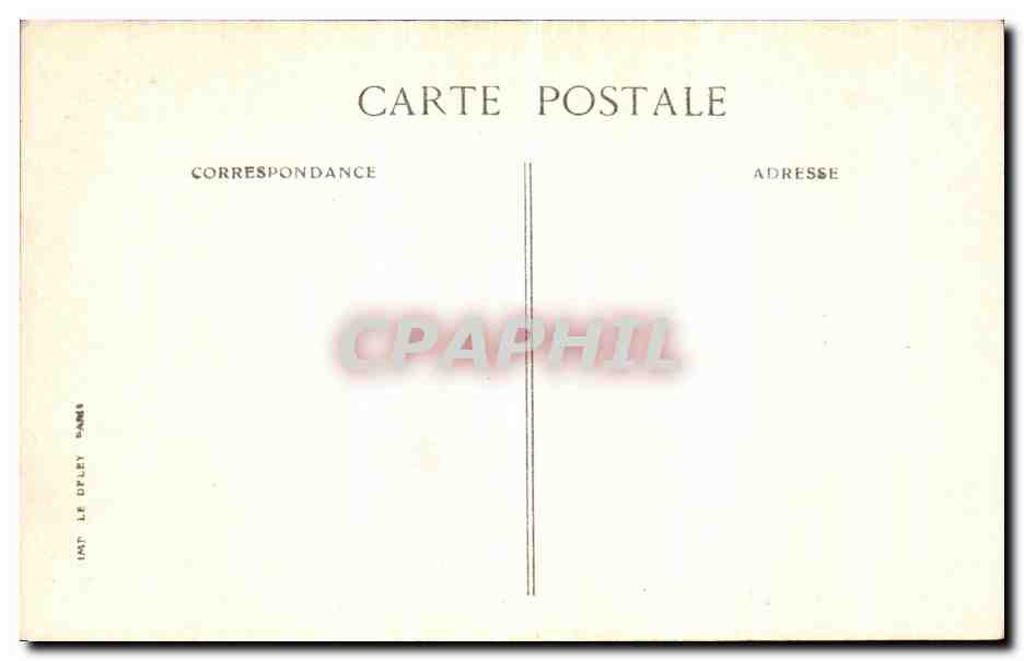 CPA Bagnoles de l Orne Chapelle du Sacre Coeur — Rückseite
