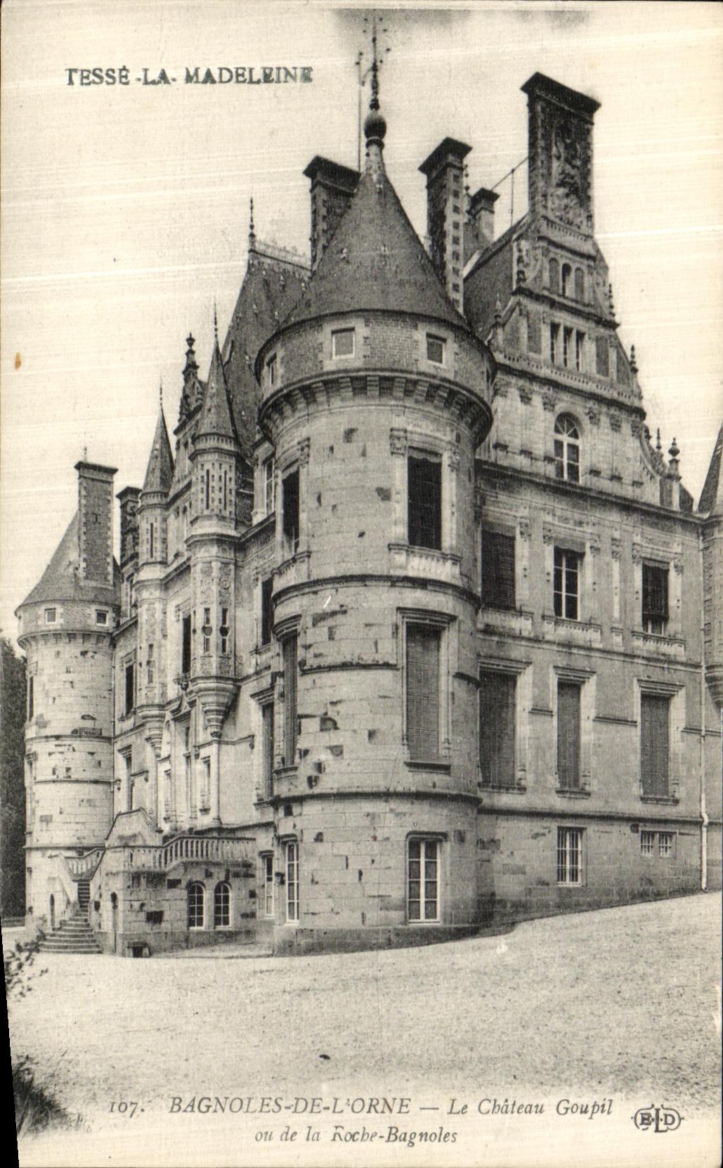 Bagnoles-de-l'Orne — El Castillo Goupil o de la Roche-Bagnoles — Editor B.D. n°107