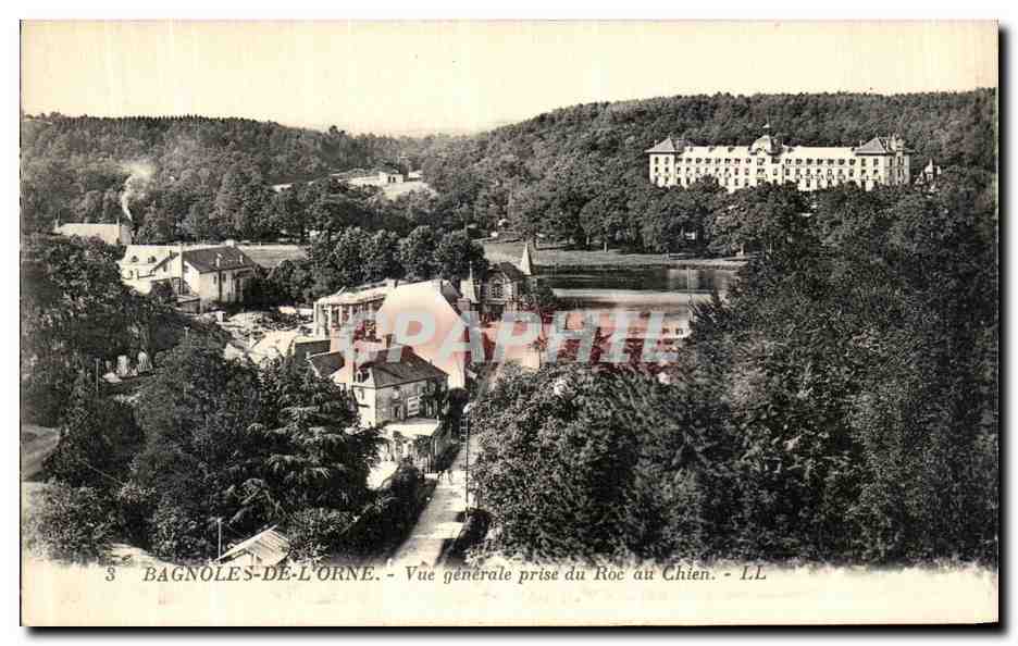 Bagnoles-de-l'Orne — Algemene uitzicht genomen vanaf Roc au Chien — LL