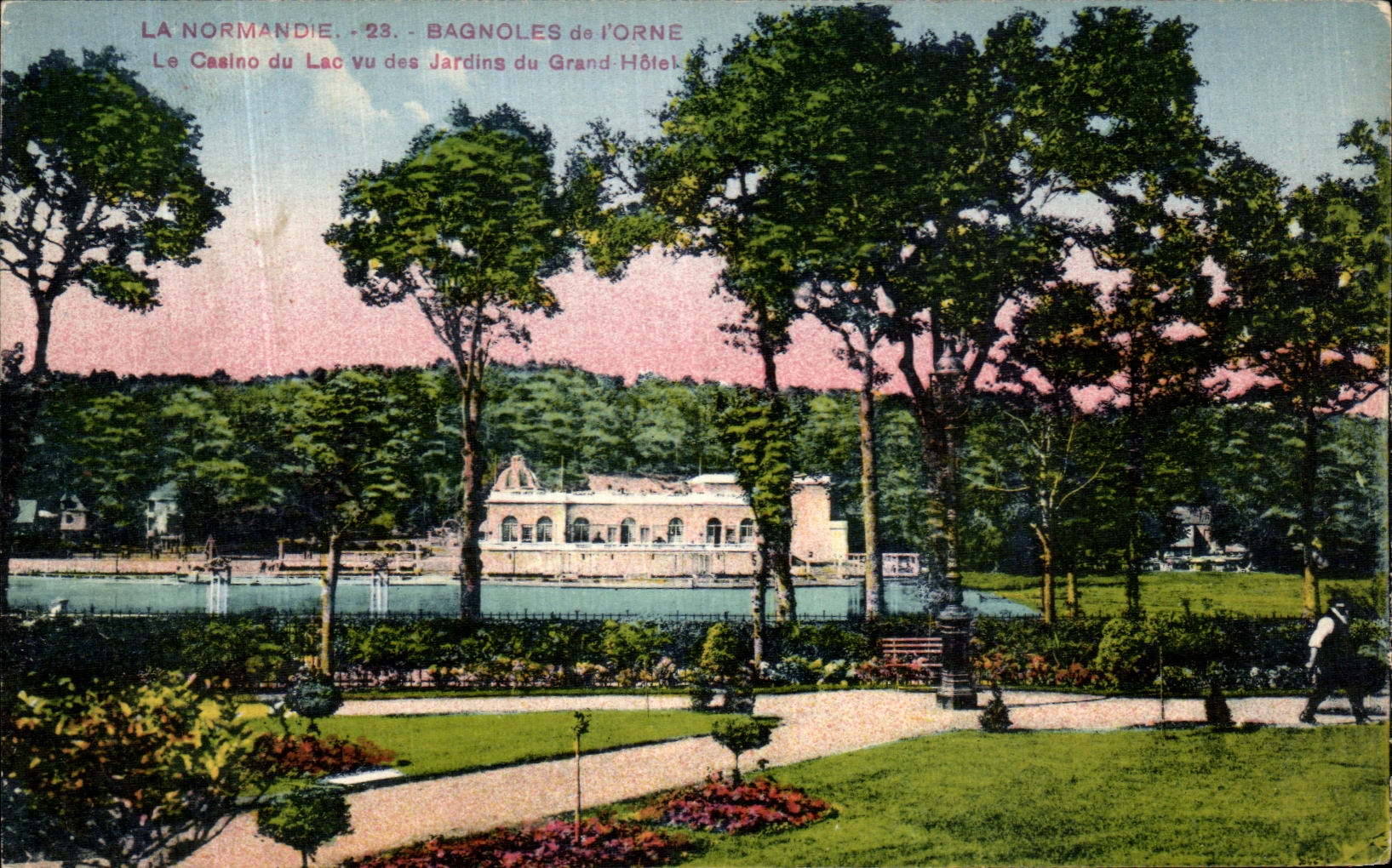 Bagnolles-de-l'Orne — Il Casinò del Lago visto dai Giardini dell'Hotel de Grand — P. Lavasseur, Fiers