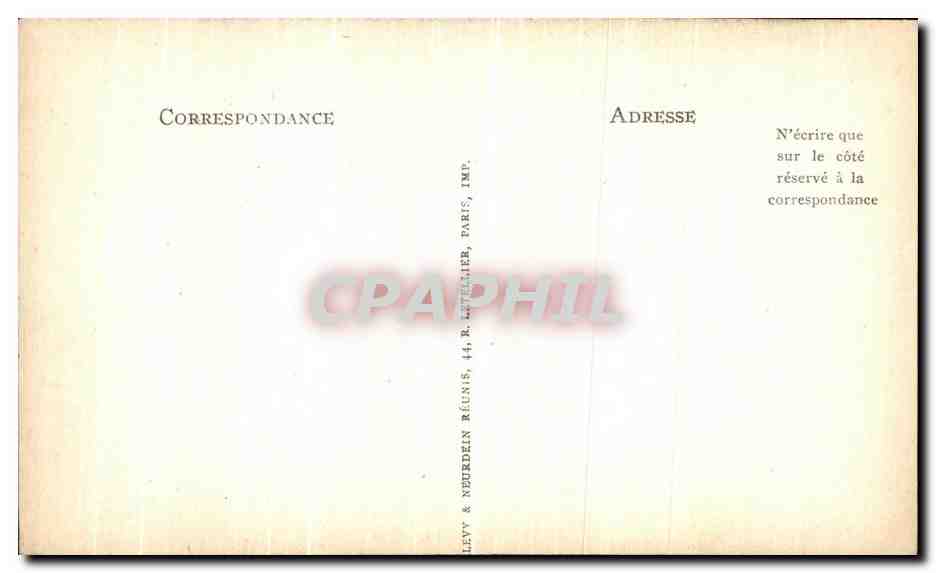 Il Rocher de l'Établissement Thexmar — Ed. Alleaume — Verso
