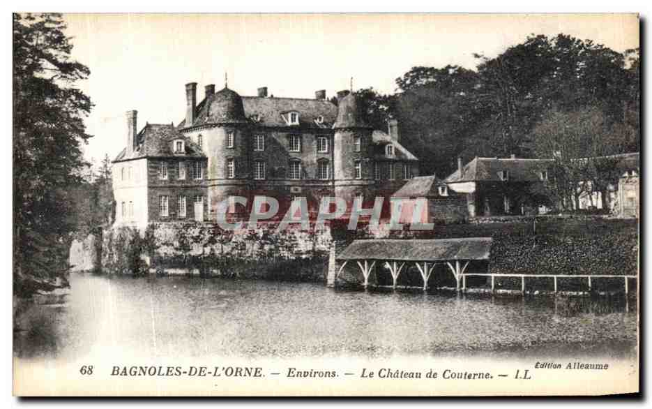 CPA Bagnoles De L Orne Le Chateau de Couterne