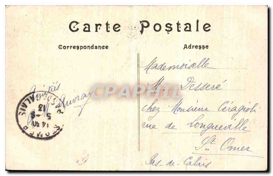 Bagnoles-de-l'Orne — Der Janolin-Unterschlupf, Aussicht auf Tessé-la-Madeleine — Verlag Ravinet — Rückseite