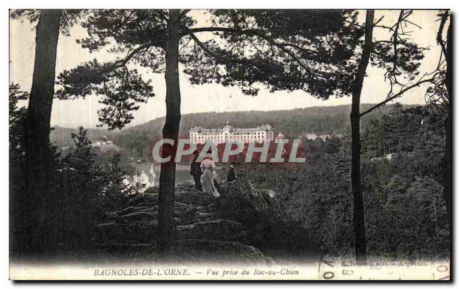 Bagnolès-de-l'Orne — Ansicht vom Roc-au-Chien — E. Bounesol, Verlag Argentan