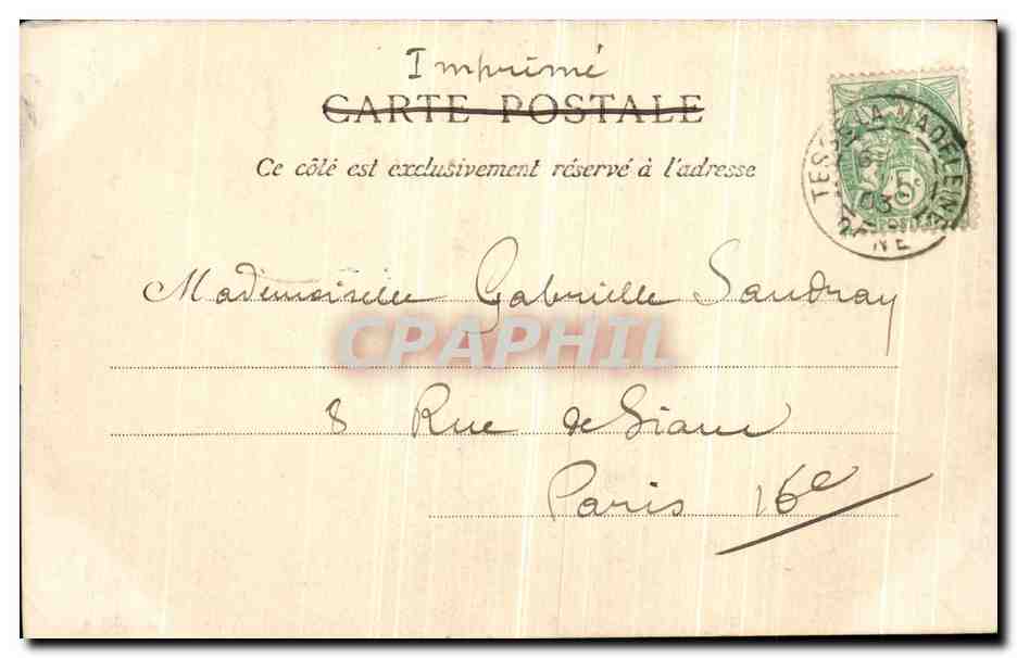Bagnolles-de-l'Orne — Entrada al establecimiento termal Avenue du Dante — Mercier — Reverso