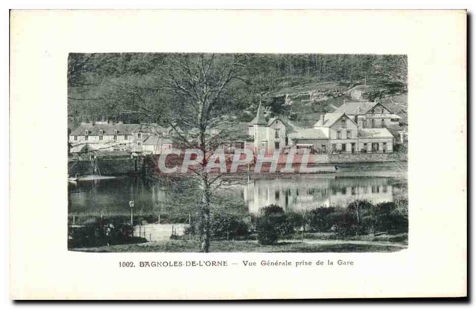Bagnoles-de-l'Orne — Vue Générale prise de la Gare — n° 1002