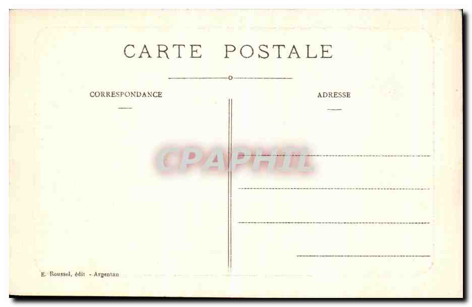 Bagnoles-de-l'Orne — Vue Générale prise de la Gare — n° 1002 — Verso