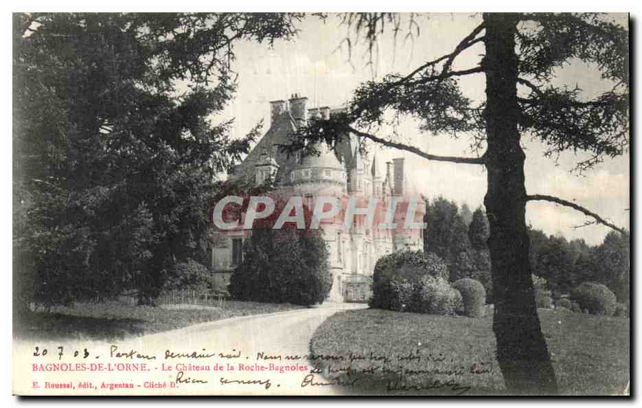Bagnoles-de-l'Orne — Il Castello di La Roche-Bagnoles — E. Roussoul, Argentan