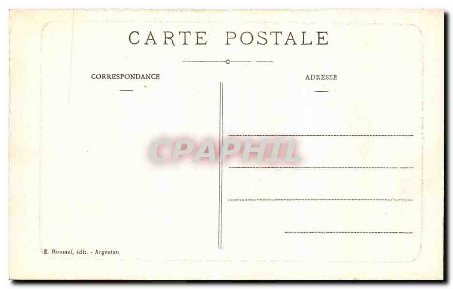 CPA Bagnoles De L Orne Vue Generale prise des Carrieres — Rückseite