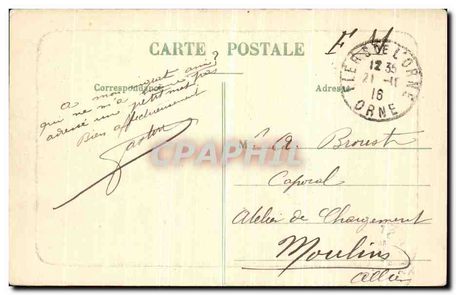 Environ de Flers - Vallée de la Vère - La Vère à la Martinique — Levassieur, éditeur, Flees — Verso