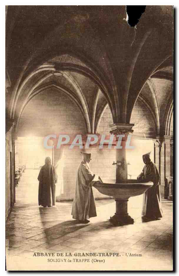 CPA Abbaye De La Grande Trappe L atrium Soligny la TRappe