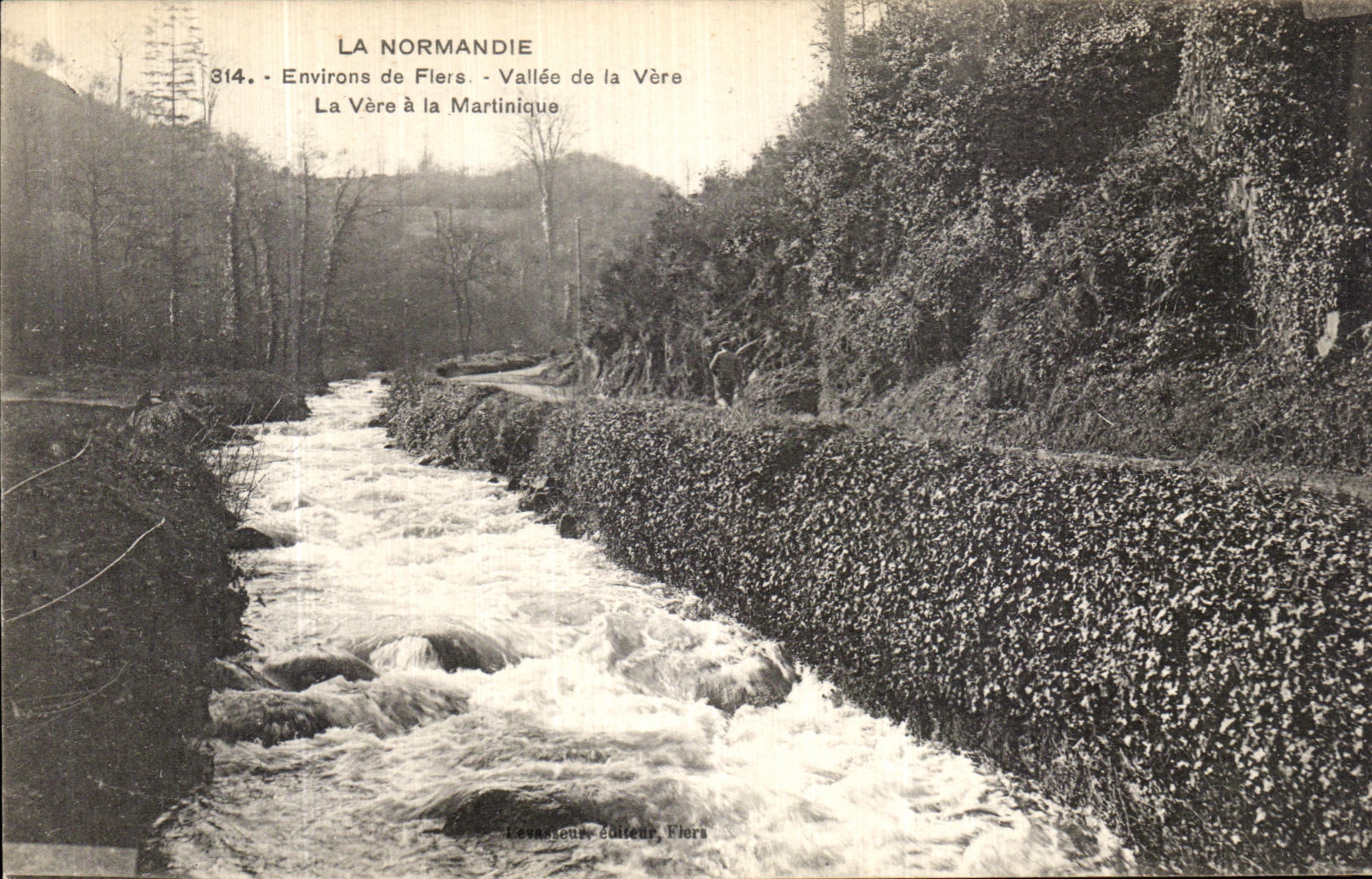 CPA La Normandie Environs de Flers Vallee de la Vere La Vere a la Martinique