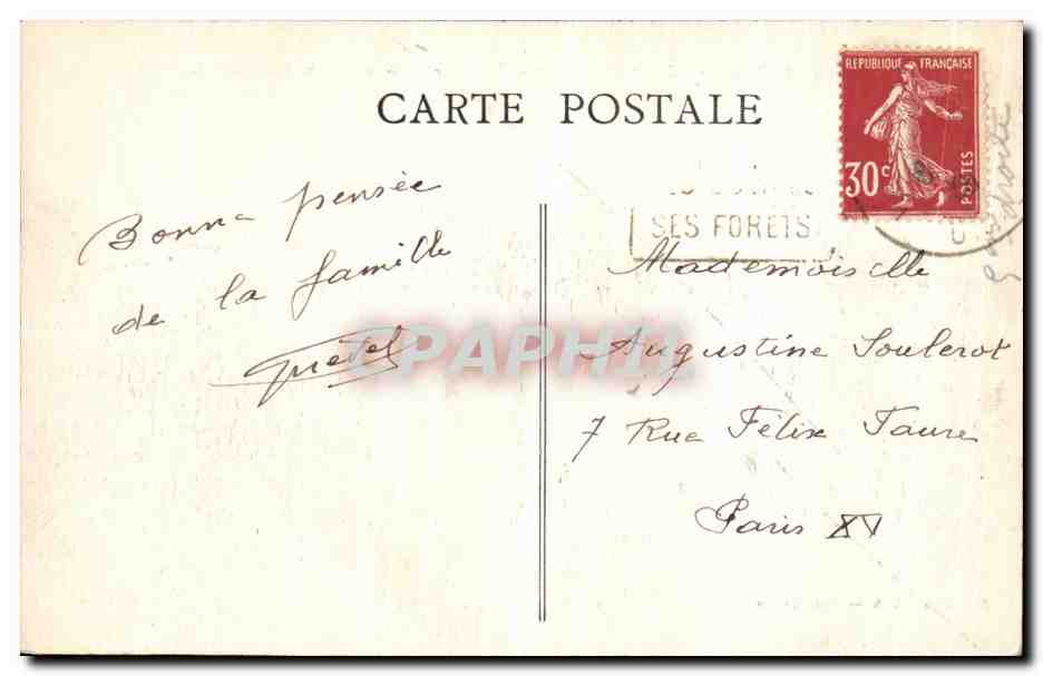 CPA La Chapelle Motligeon Oeuvre Expiatoire Basilique Direction et Imprimerie — Rückseite