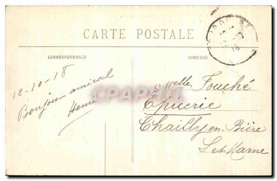 CPA La Chapelle Montligeon Oeuvre expiatoire L Eglise — Rückseite
