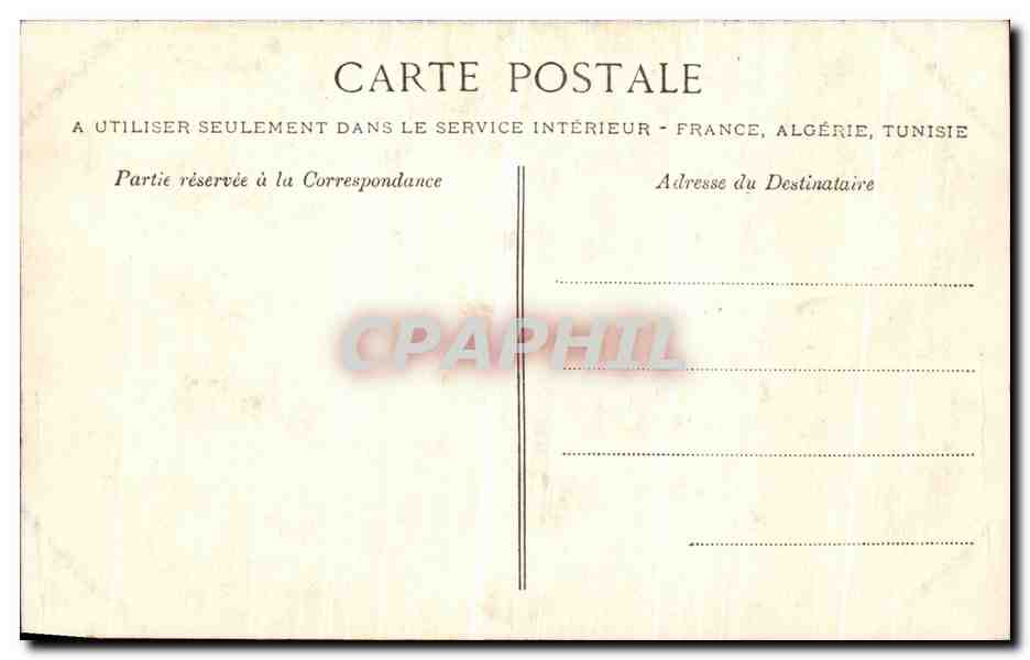 CPA La Normandie La C P A Flers Grille du Chateau et l Hotel de Ville — Rückseite