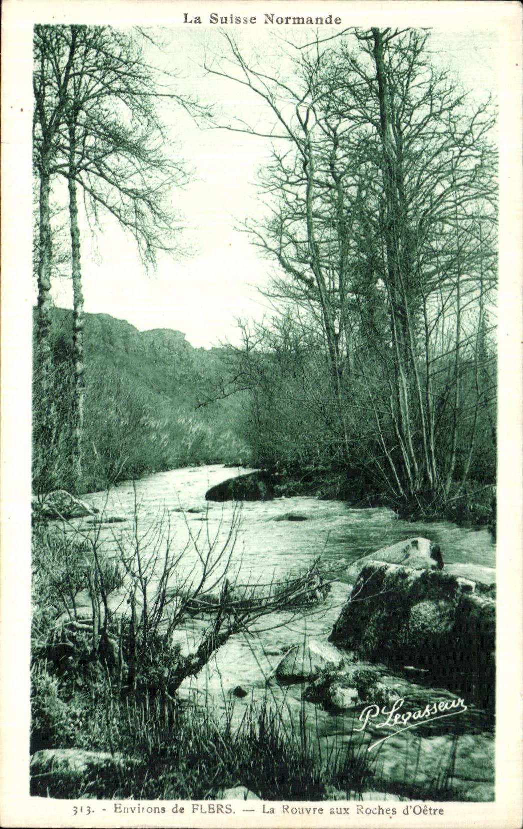 CPA Environs de Flers La Rouvre aux Roches d Oetre