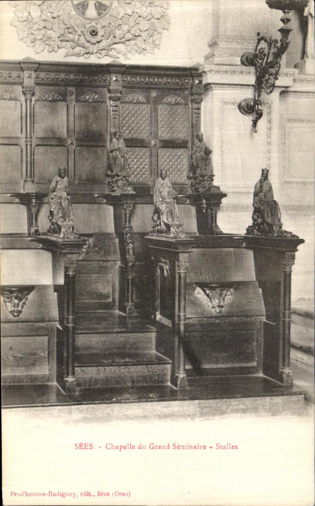 CPA Sees Chapelle du Grand Seminaire Stalles