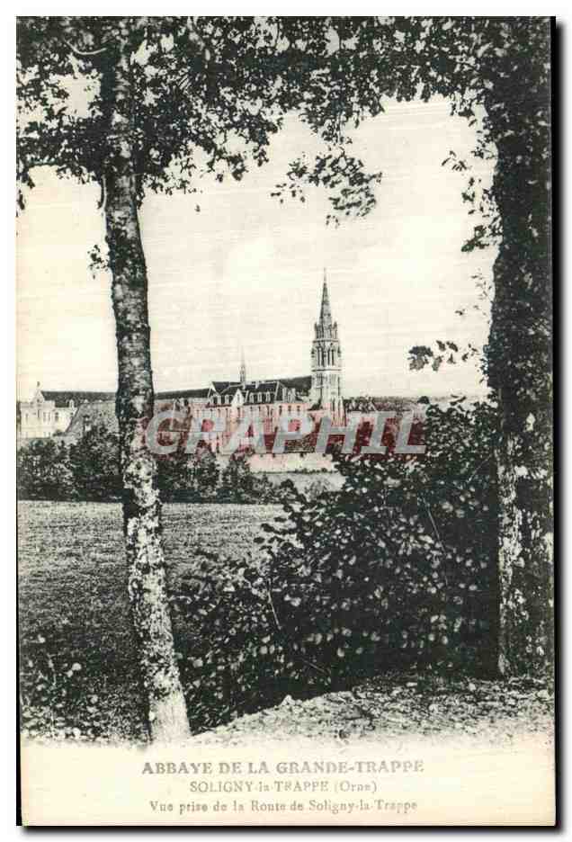 CPA Soligny la Trappe Vue prise de la Route de Soligny