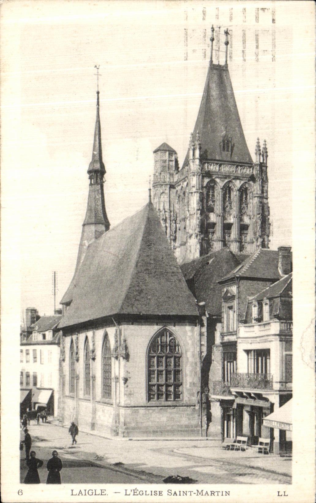 CPA Laigle L Eglise Saint Martin