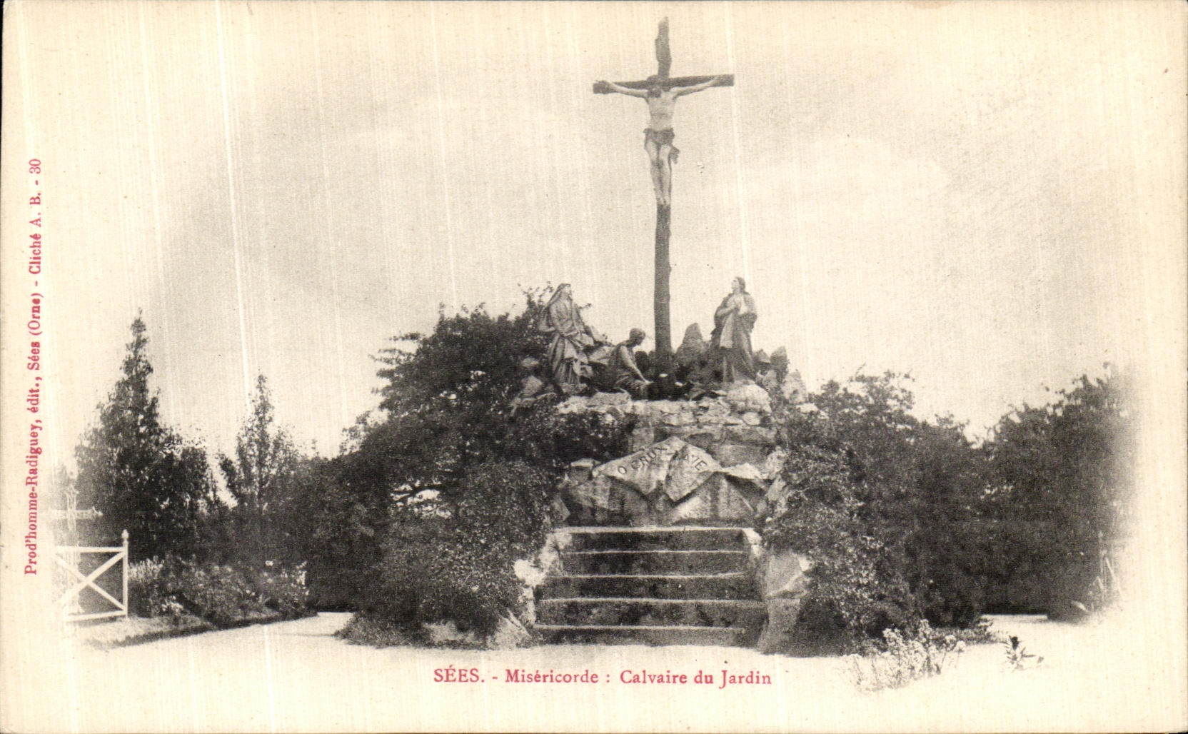 CPA Sees Misericorde Calvaire du Jardin Christ