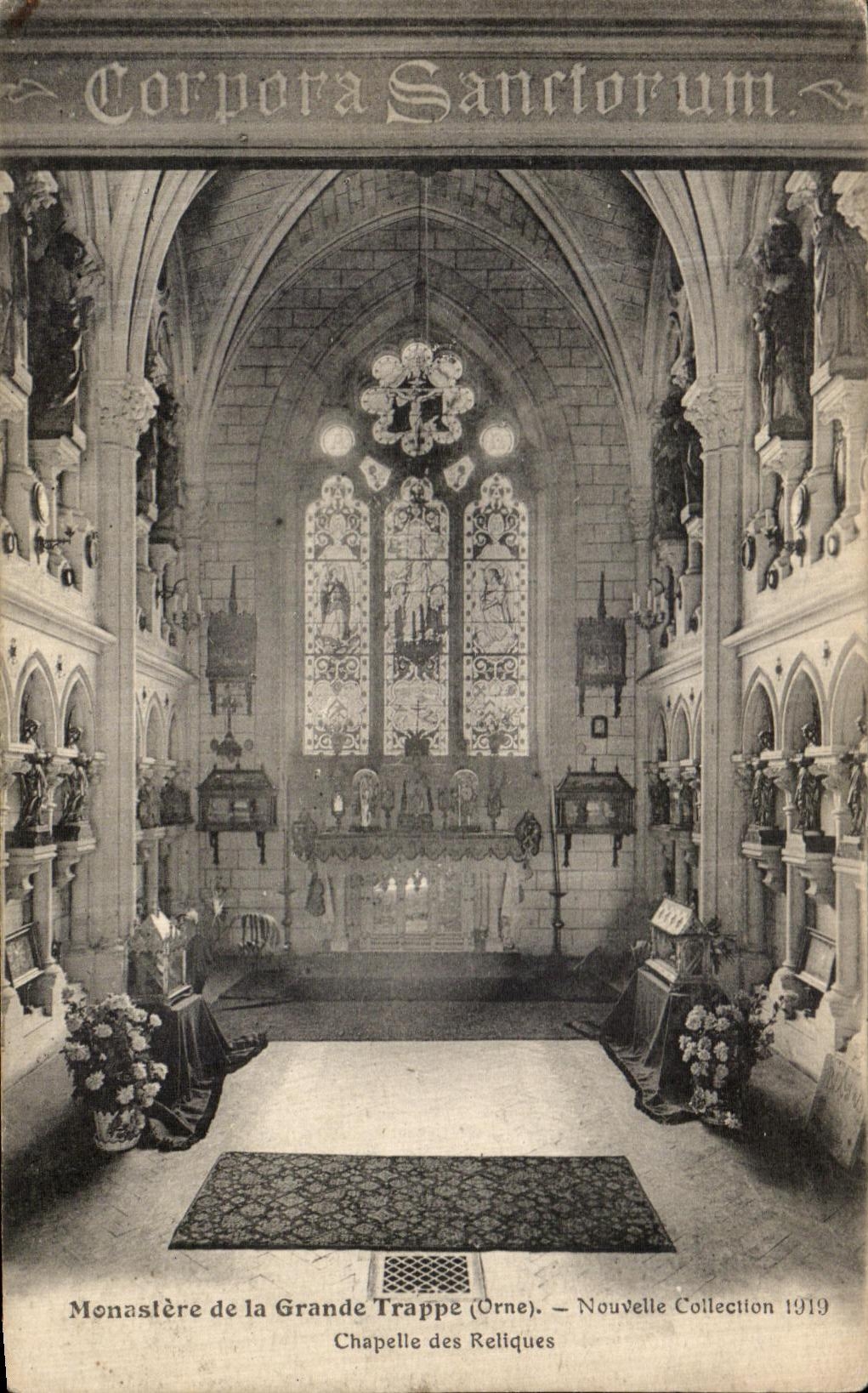 CPA Monastere de la grande trappe Chapelle des reliques