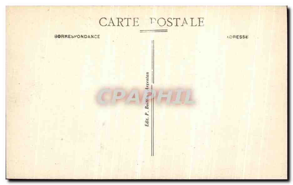 CPA St Christophe le Jajolet Chateau de Sassy Les Pavillons d entree — Rückseite