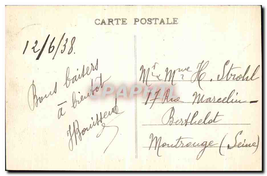 CPA Abbaye De La Grande Trappe Soligny La Trappe Le chevet de l eglise — Rückseite