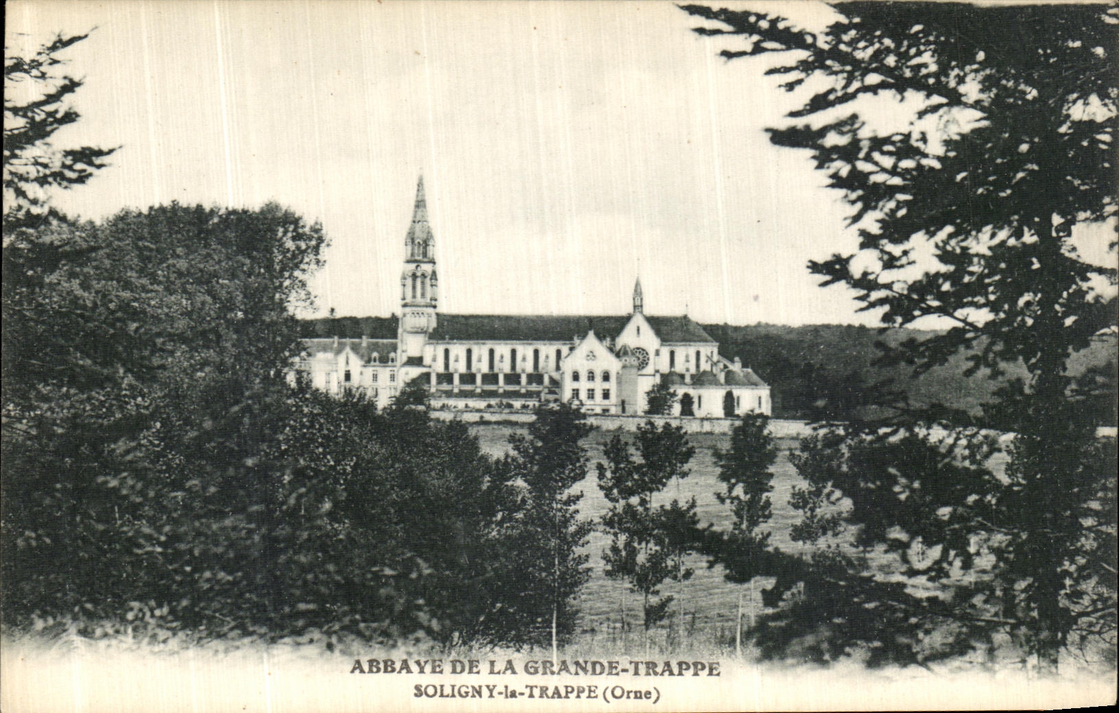 CPA Abbate De grande Trappe soligny La Trappe