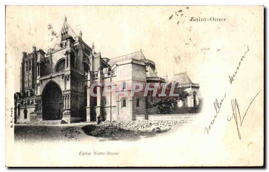 CPA Saint Omer Eglise Notre Dame