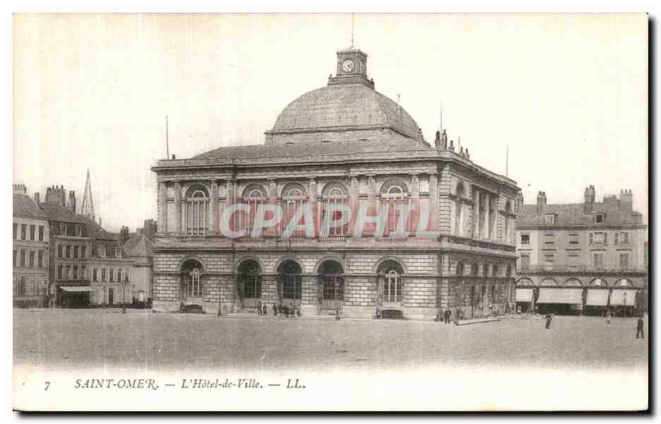 CPA Saint Omer L Hotel de Ville
