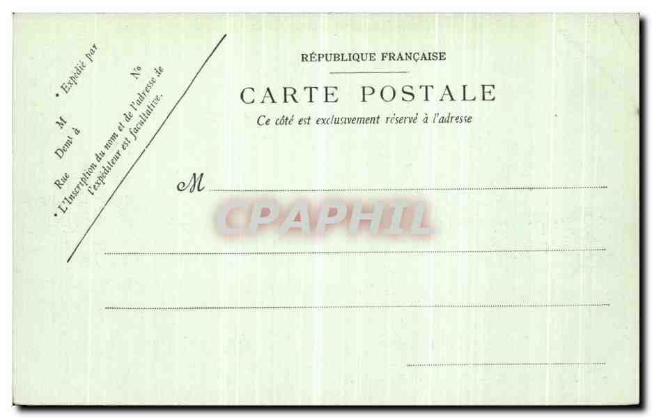 CPA Saint Omer L Hotel de Ville — Rückseite
