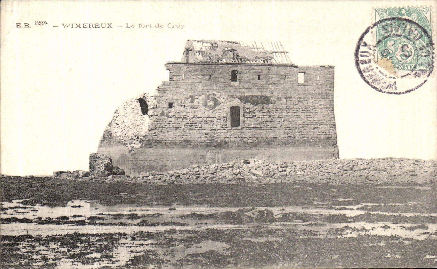 Wimereux — Le fort de Croy — E.B. 32A