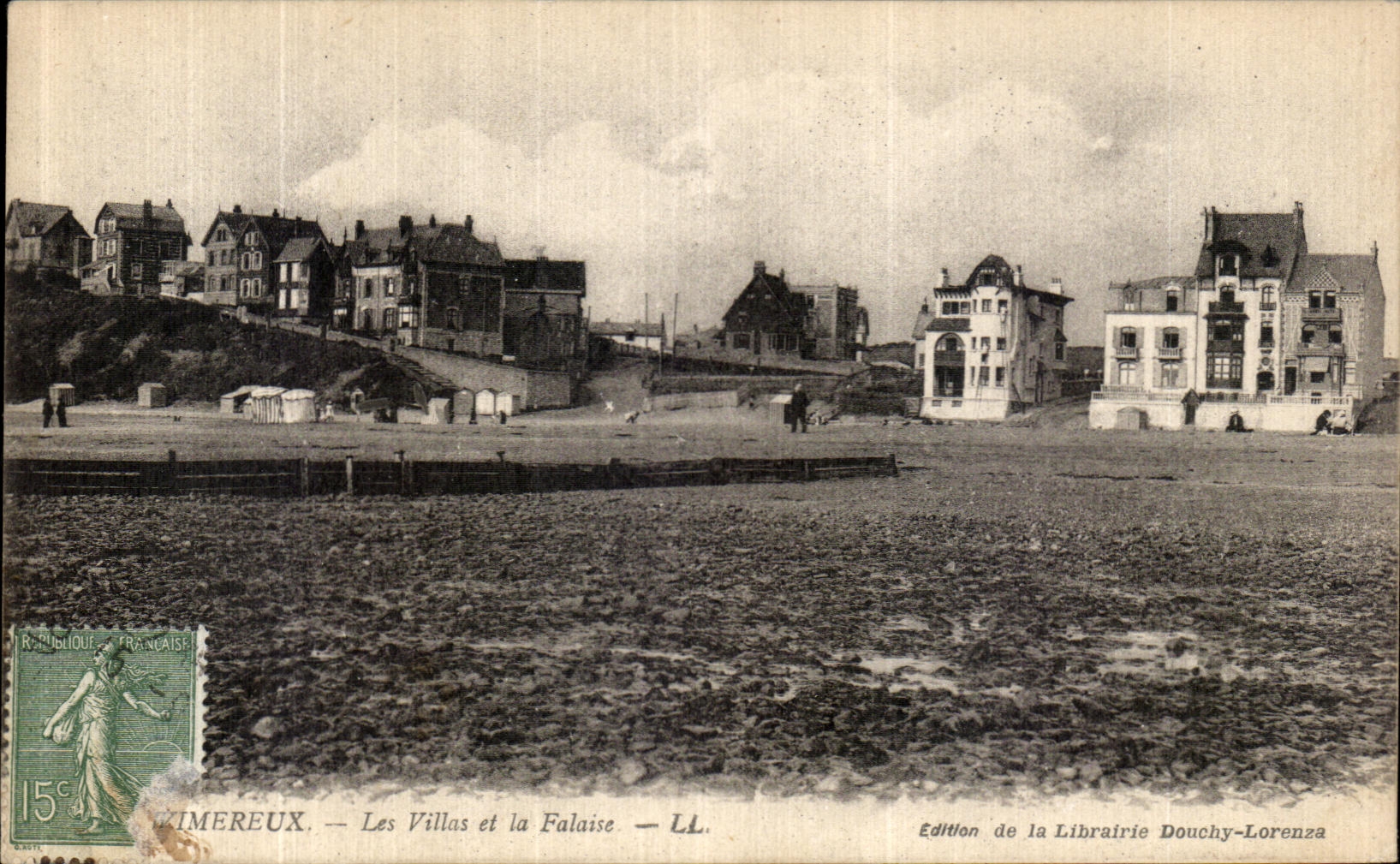 CPA Wimereux Les Villas et la Falaise