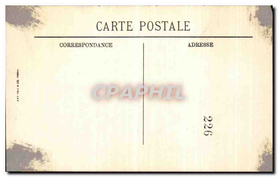 Abbaye du Mont-St-Éloy — Ruines après le bombardement — Visé Paris n° 584 — Rückseite