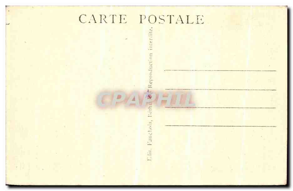CPA ND de Lorette L Osuaire des Inconnus — Verso