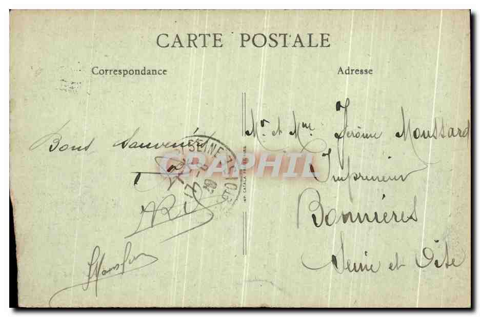 CPA Lens Avant Guerre Les Ecoles Superieures Condorcet et Compon  — Rückseite