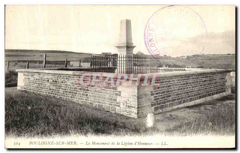 Boulogne-sur-Mer — Il Monumento della Legion d’Onore — LL. — Graphil