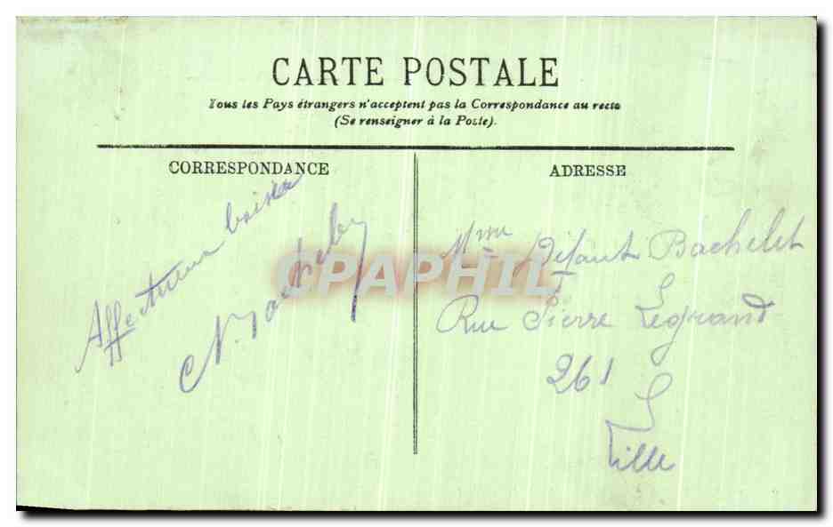 BOULOGNE-SUR-MER — La Colonna della Grande Armée — LL. — Verso