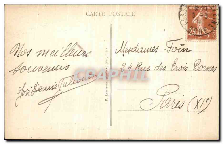 CPA La Normandie Bagnoles De L Orne Le Pavillon des Fleurs — Rückseite