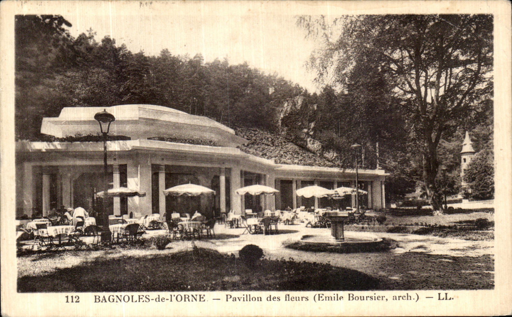 Bagnolles-de-l'Orne — Pavillon delle fiori (Emile Boursier, arch.) — LL.