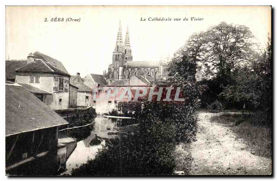 CPA Sees La Cathedrale vue du Vivier