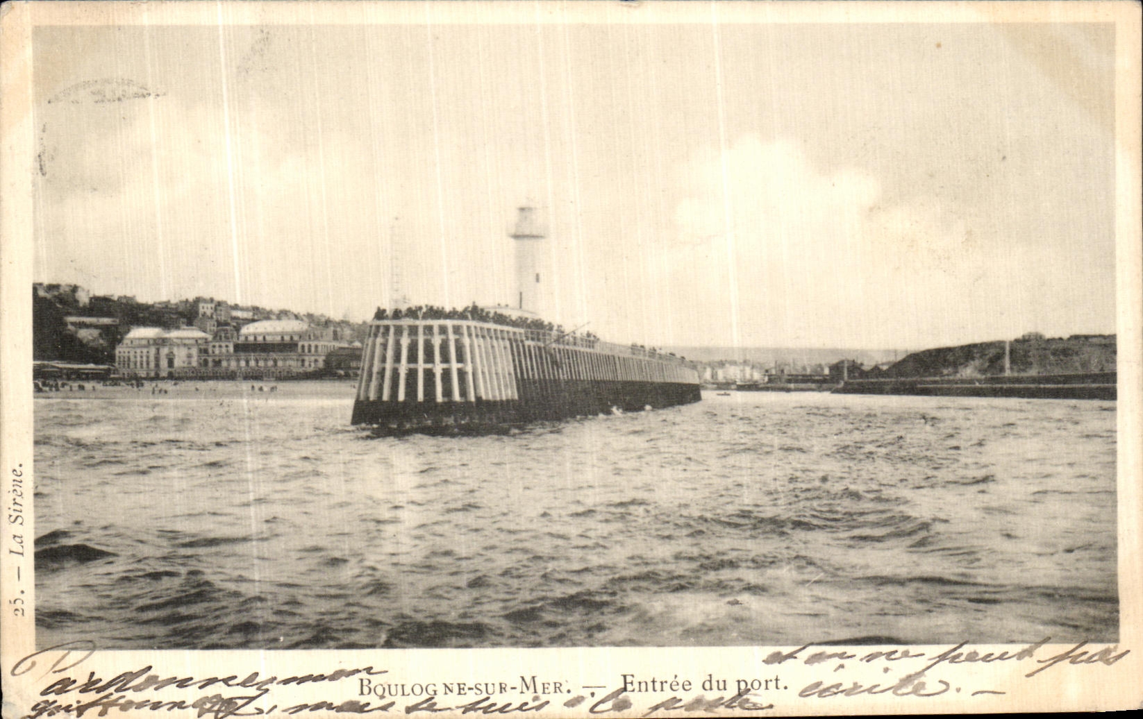 Boulogne-sur-Mer — Entrata del porto — La Sirène, editore n°25
