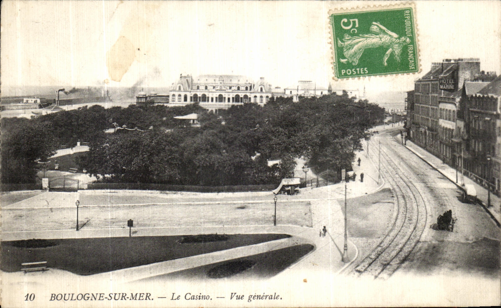 Boulogne-sur-Mer — Le Casino — Vue générale — Éditeur inconnu, n° 10