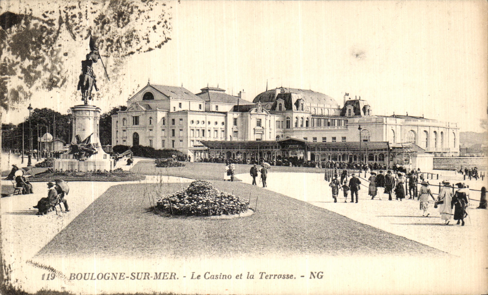 Boulogne-sur-Mer - Le Casino et la Terrasse - NG