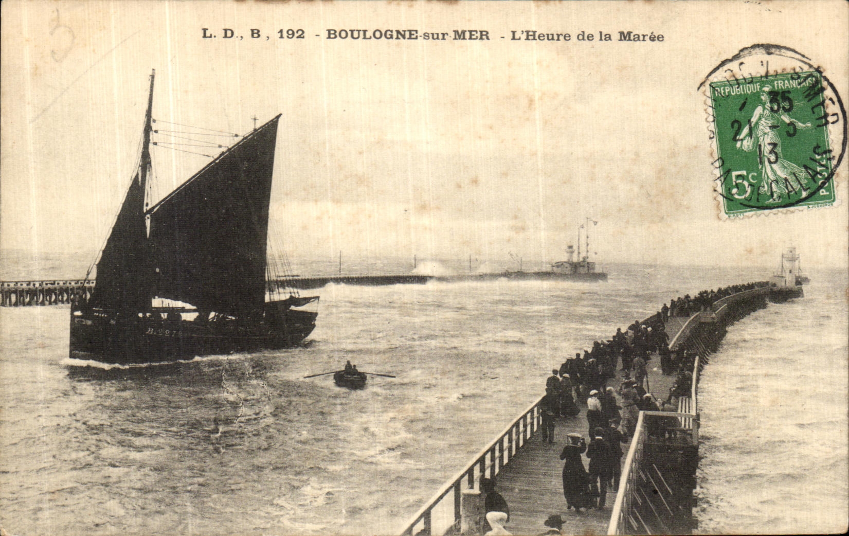 Boulogne-sur-Mer — L'Heure de la Marée — L.D.B. 192