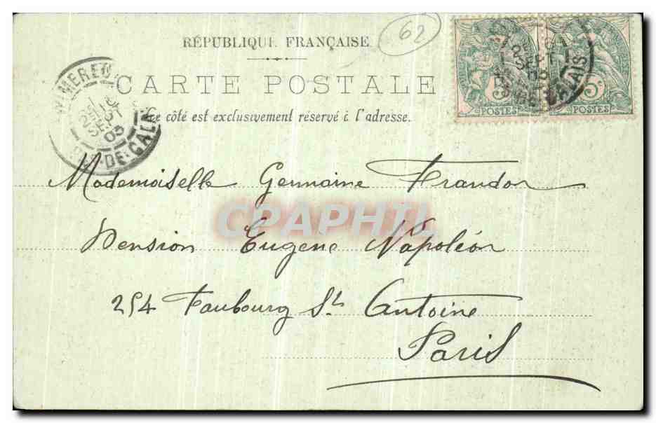 Boulogne-sur-Mer — Kirche Notre-Dame — LL. n°10 — Rückseite