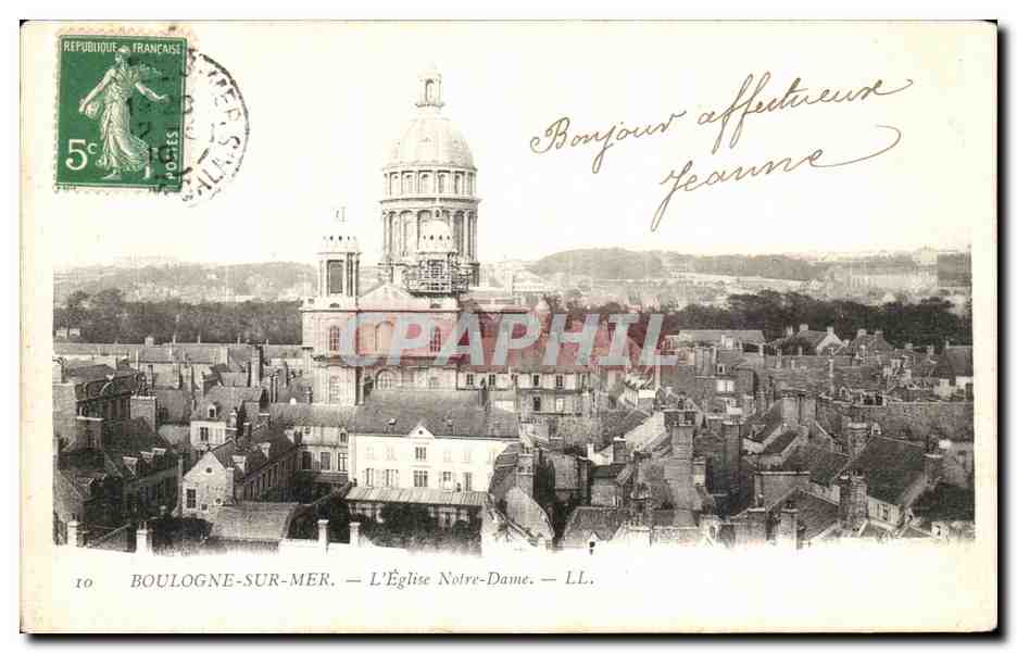 Boulogne-sur-Mer — La Iglesia de Notre-Dame — LL. — Editor LL.
