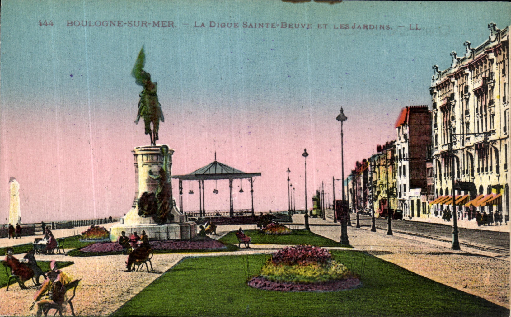 Boulogne-sur-Mer — La Digue Sainte-Brève y los Jardines — LL, n°444
