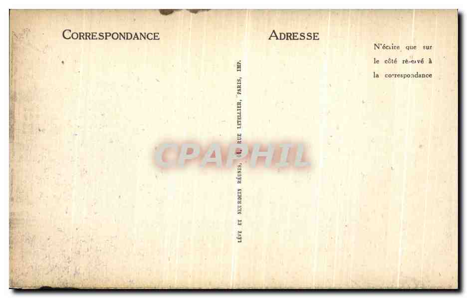 Boulogne-sur-Mer — La Digue Sainte-Brève y los Jardines — LL, n°444 — Reverso