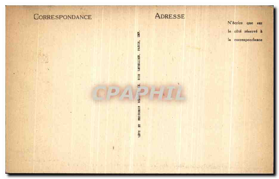 Boulogne-sur-Mer — El muelle un día de tormenta — Edición Suplice, n° 168 — Reverso